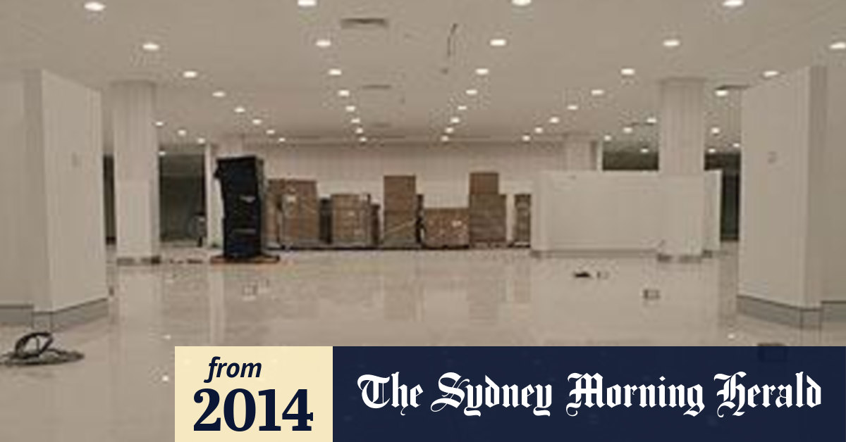 An eerie look inside Myer's new Joondalup store